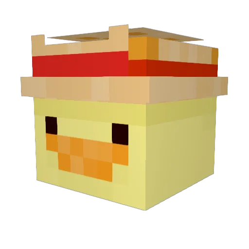frogge1234 Minecraft avatar head, 3D render