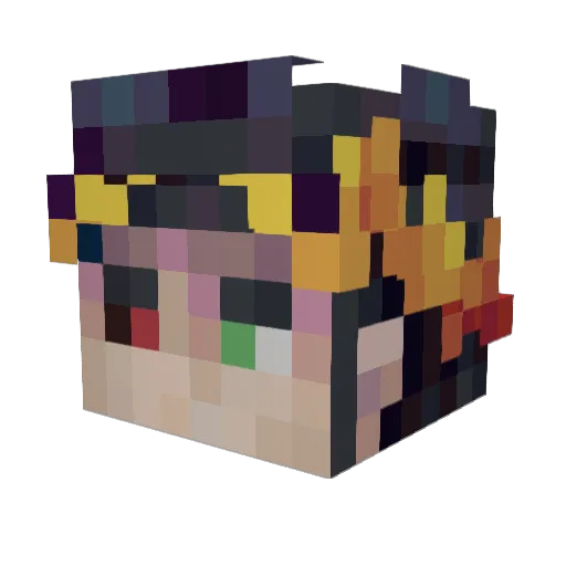 froggetaboutit Minecraft avatar head, 3D render