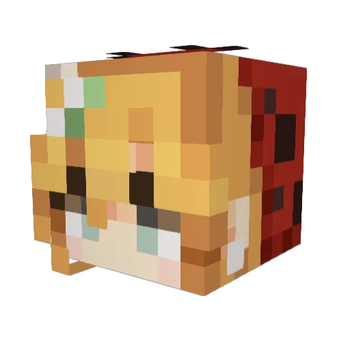 froggezz Minecraft avatar head, 3D render