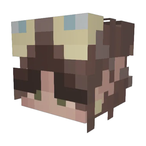froggie505 Minecraft avatar head, 3D render