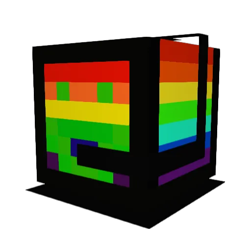 frogging Minecraft avatar head, 3D render
