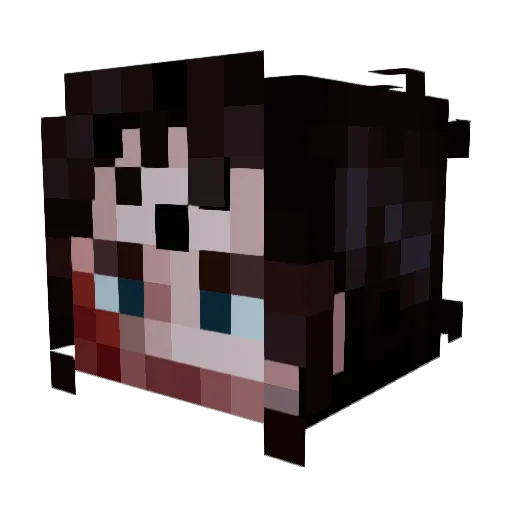 froggy_monarch Minecraft avatar head, 3D render