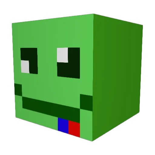 froggyboggy Minecraft avatar head, 3D render