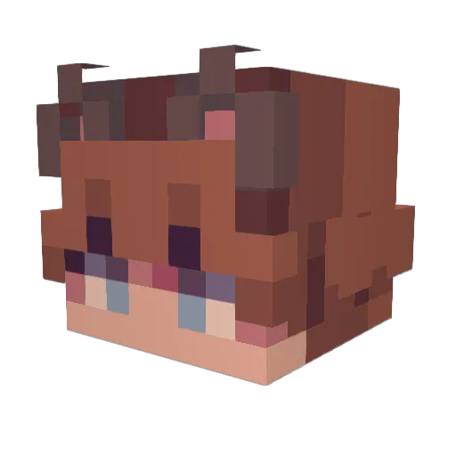 froggyketchup Minecraft avatar head, 3D render