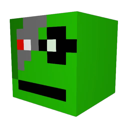 froggysmith Minecraft avatar head, 3D render