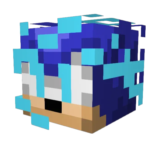 frogking1027 Minecraft avatar head, 3D render