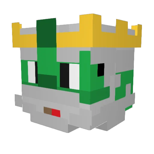 frogman2221 Minecraft avatar head, 3D render