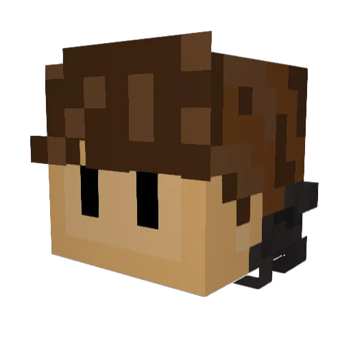 frogman_14 Minecraft avatar head, 3D render