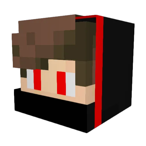 frogo125 Minecraft avatar head, 3D render