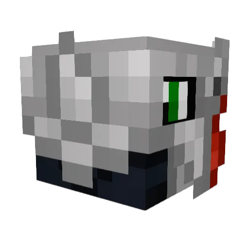 frogofrandogel Minecraft avatar head, 3D render