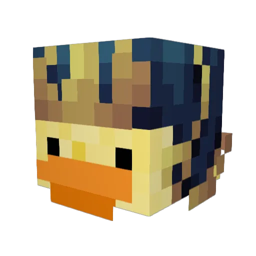 frogomi Minecraft avatar head, 3D render