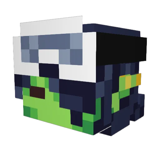 frogsmatter Minecraft avatar head, 3D render
