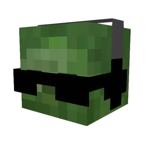 froll12 Minecraft avatar head, 3D render
