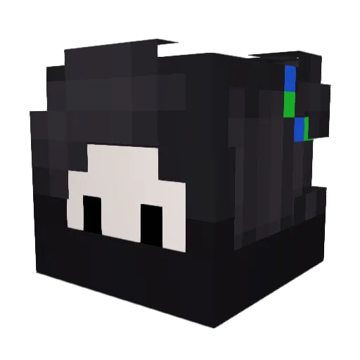 fromHELL Minecraft avatar head, 3D render