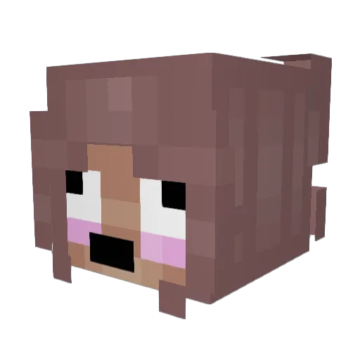 fromand0701 Minecraft avatar head, 3D render