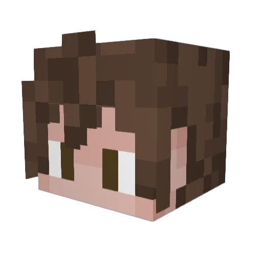 fromautumn Minecraft avatar head, 3D render
