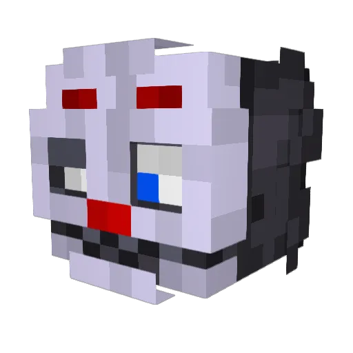fromyamama Minecraft avatar head, 3D render