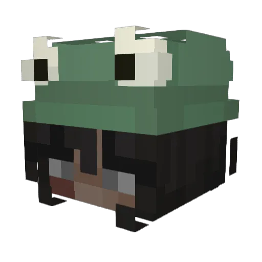 fronkfronk Minecraft avatar head, 3D render