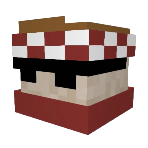 frontierma10 Minecraft avatar head, 3D render