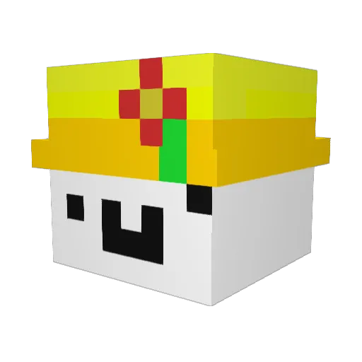 frontkim Minecraft avatar head, 3D render