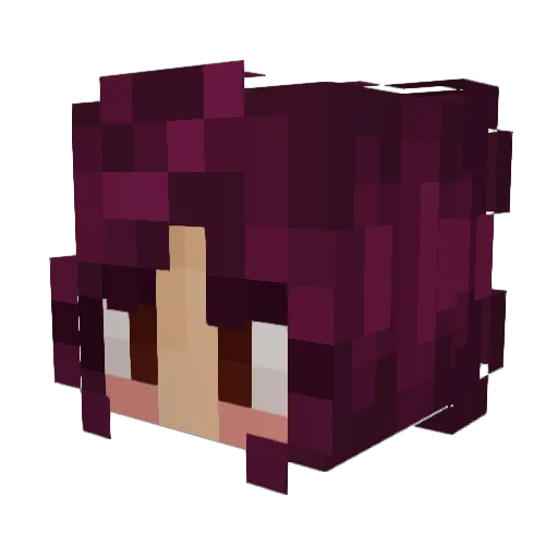 froppybox Minecraft avatar head, 3D render