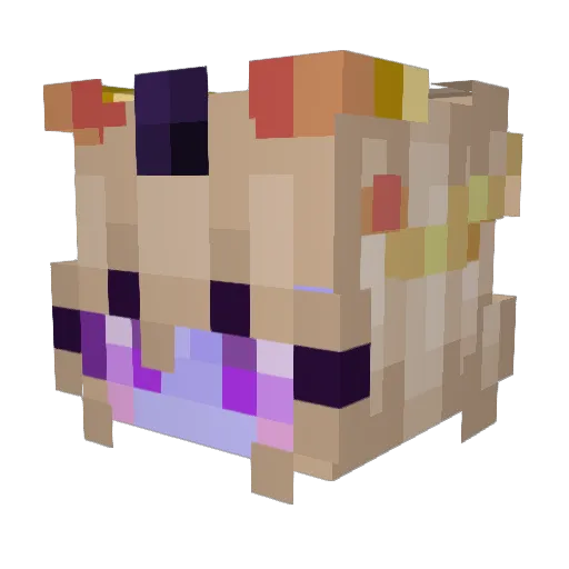 froppytoes Minecraft avatar head, 3D render