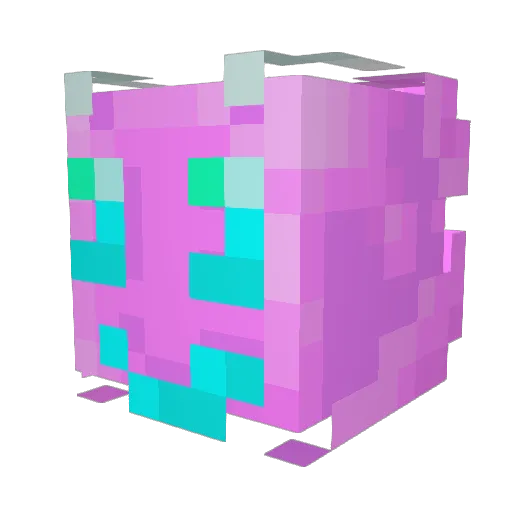 froskysmogman Minecraft avatar head, 3D render