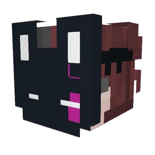 frossta2 Minecraft avatar head, 3D render