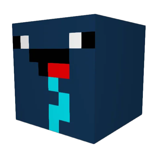 frost12339 Minecraft avatar head, 3D render