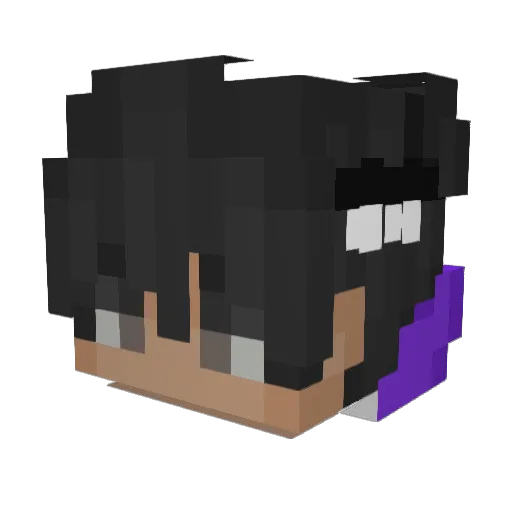 frost3393 Minecraft avatar head, 3D render