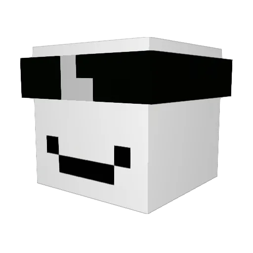 frostCOL Minecraft avatar head, 3D render