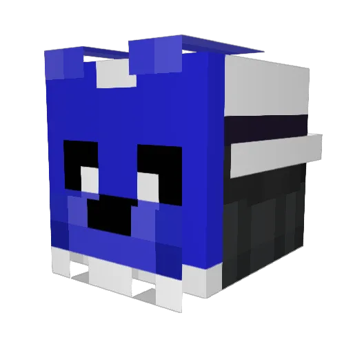 frost_1z Minecraft avatar head, 3D render