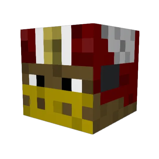 frost_bite2 Minecraft avatar head, 3D render