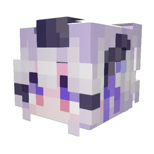 frost_maple Minecraft avatar head, 3D render