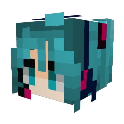 frostbite029 Minecraft avatar head, 3D render