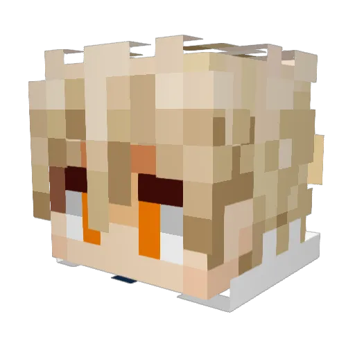 frostbite2210 Minecraft avatar head, 3D render