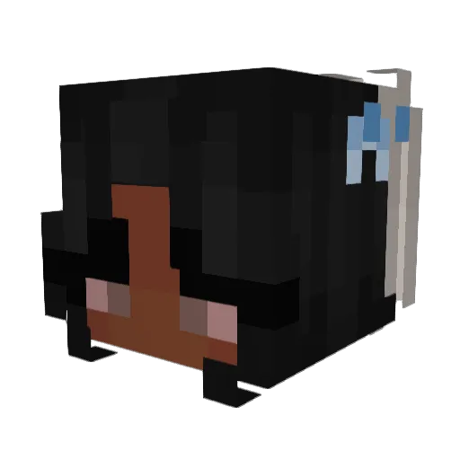 frostedcj Minecraft avatar head, 3D render