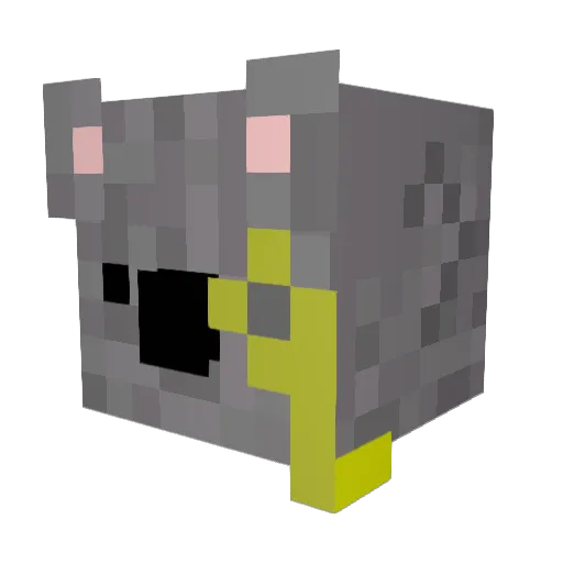 frostedyocake Minecraft avatar head, 3D render