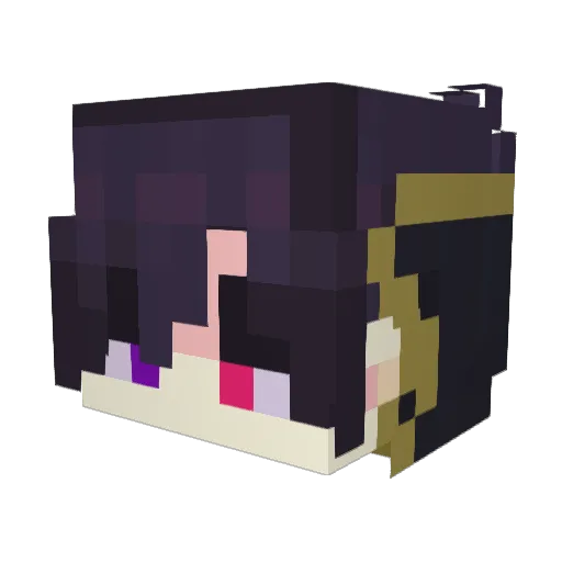 frosteru Minecraft avatar head, 3D render