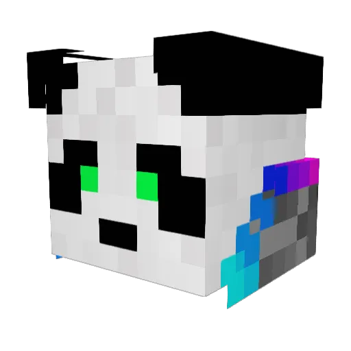 frostfast Minecraft avatar head, 3D render