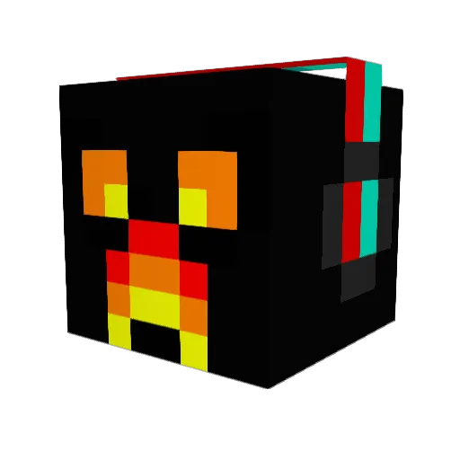 frostfire2003 Minecraft avatar head, 3D render