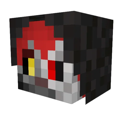 frostizzard Minecraft avatar head, 3D render