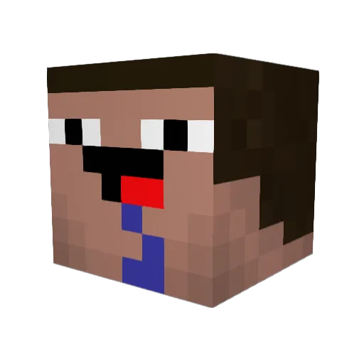 frostonius Minecraft avatar head, 3D render