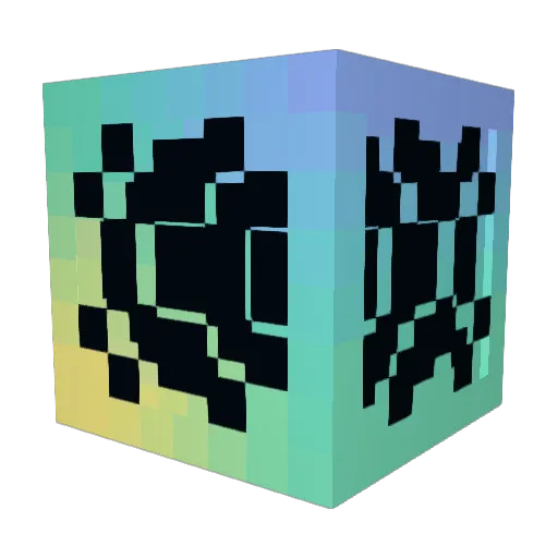 frostride2 Minecraft avatar head, 3D render