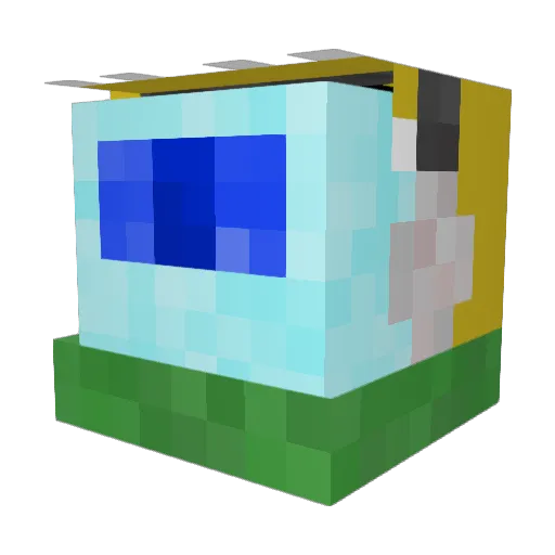 frosty1111 Minecraft avatar head, 3D render