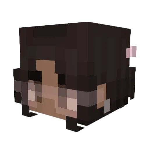 frosty_fairy Minecraft avatar head, 3D render