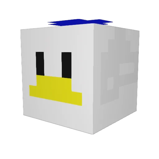 frosty_lol Minecraft avatar head, 3D render
