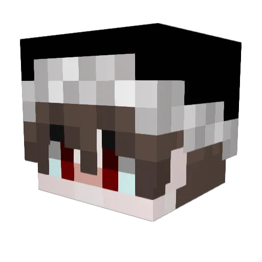 frostyeah Minecraft avatar head, 3D render