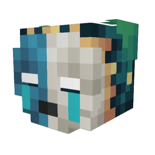 frostyjoker4172 Minecraft avatar head, 3D render