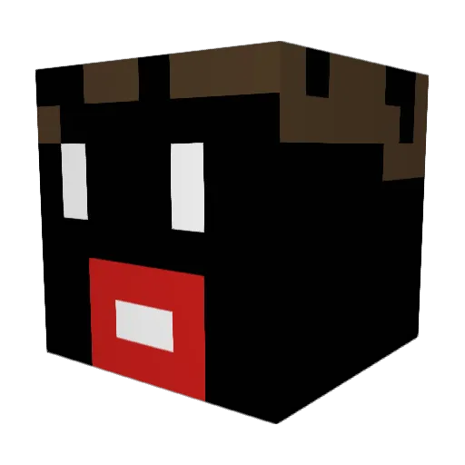 frostymrh Minecraft avatar head, 3D render